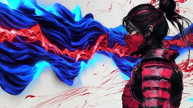 侍ループグラフィックエフェクト