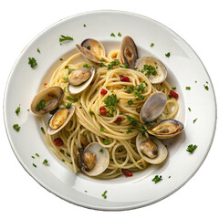 spaghetti with seafood