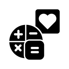 Calculator icon design template