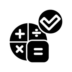 Calculator icon design template