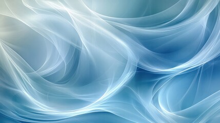 Deep Blue Gradient Waves: A Visual Symphony of Water and Light