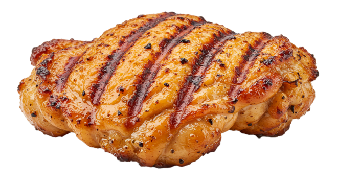 Perfectly Grilled and Seasoned Chicken Breast with Crispy Charred Marks