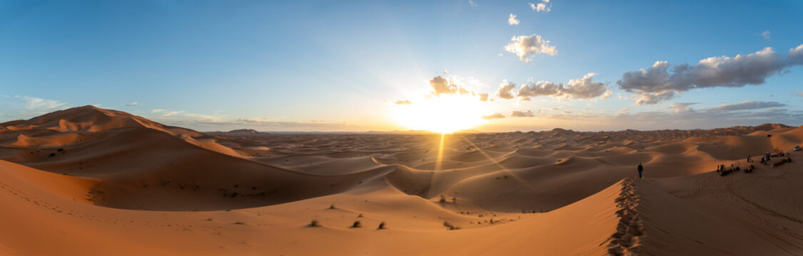exploring the Saraha desert in Morocco 