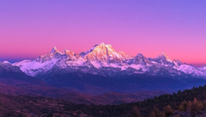 Majestic Himalayan Sunrise Peaks