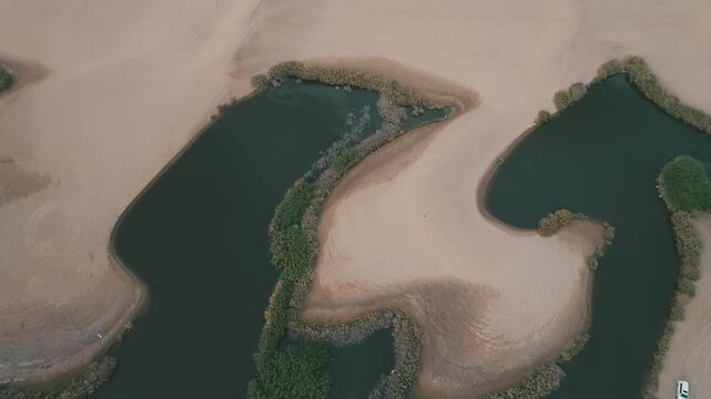 lake in desert