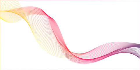 Geometrical and business and technology concept blend line abstract grey wave on white background, Dynamic curved flowing lines abstract background, technology and sound wave pattern background.