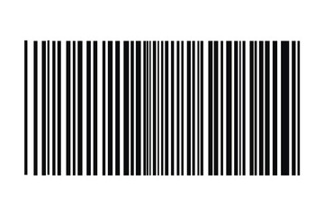 Barcode isolated on white background. Code stripes sticker. Barcode labels, customers qr code.