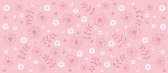 Sfondo floreale rosa