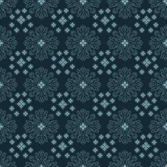 seamless damask pattern
