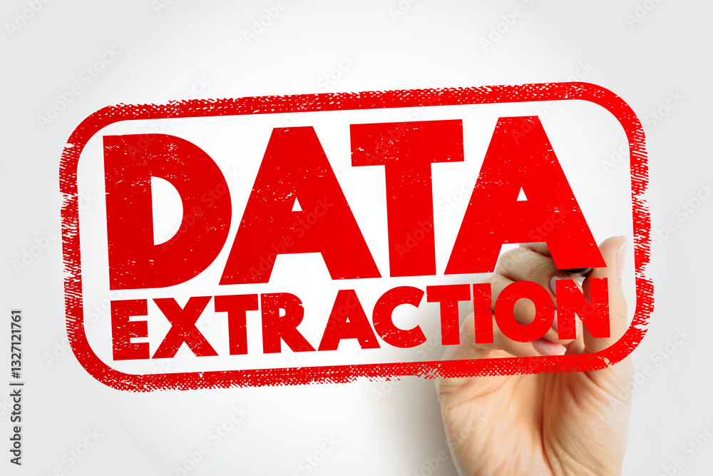 Poster data extraction - act or process of retrieving data out of sources for further data processing or da