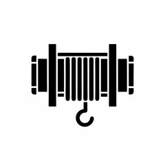creative details winch icon vector illustration