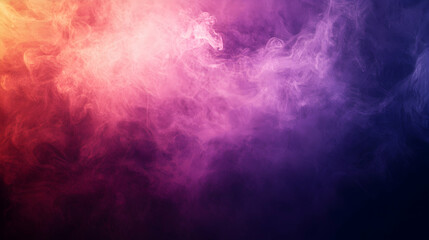 Colorful Smoke Abstract Art Background with Dreamy Ethereal Feel Design