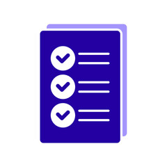 Icon a acknowledge, isolated against a clean background.