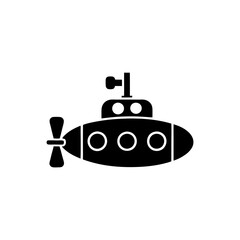creative details submarine icon vector illustration
