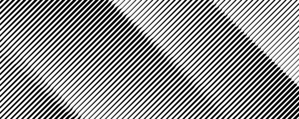Abstract art geometric background with vertical lines. Optical illusion with waves and transition.