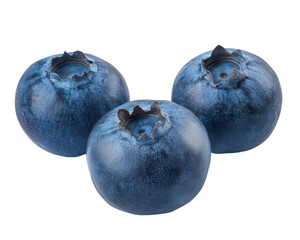 Blueberry, berry isolated on transparent background, PNG