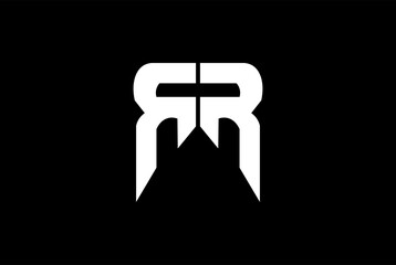 Letter R, RR Creative Logo Design Vector Illustration For Any Business, Brand, Community.