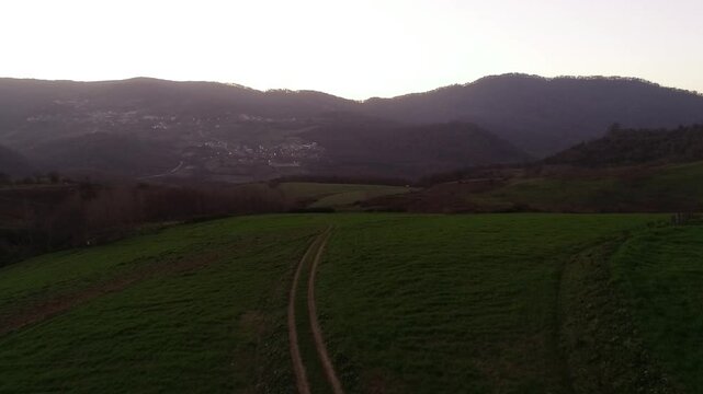 road in the valley
