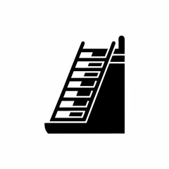 creative details ship ladder icon vector illustration 