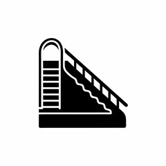 creative details ship ladder icon vector illustration 
