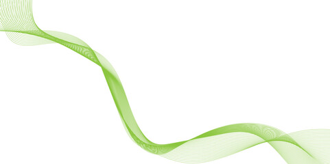 geometric abstract curved wave line on white background in unique style, abstract color gradient technology blend smooth wave lines, geometric abstract lines pattern or wavy stripes for business.