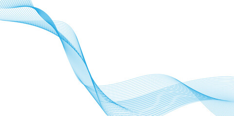 geometric abstract curved wave line on white background in unique style, abstract color gradient technology blend smooth wave lines, geometric abstract lines pattern or wavy stripes for business.