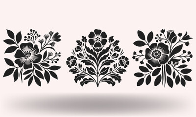 Minimalist Floral Design Nature Inspired Vector Illustration