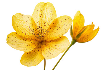 Bright yellow flowers with detailed petals and stems