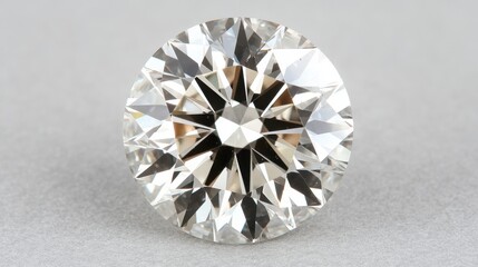 A high-resolution close-up of diamond facet alignment under expert evaluation