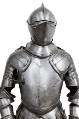 Full suit knight armor featuring a closed helmet