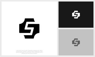 Letter S Logo Template Design Vector Illustration. Initial S Logo.	