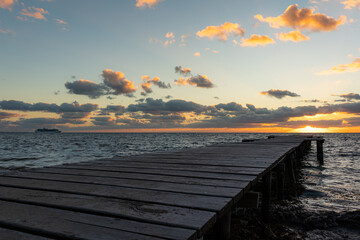 Sonnenaufgang am Strand
