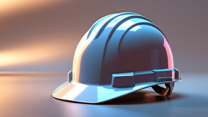 Fototapeta premium Safety First: High-Quality Construction Hard Hat for Protection
