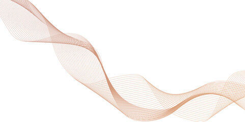 abstract wave melody lines on white background, technical wave flowing web science tech geometric curved and dynamic lines, modern and dynamic curved geometric lines is arranging randomly.