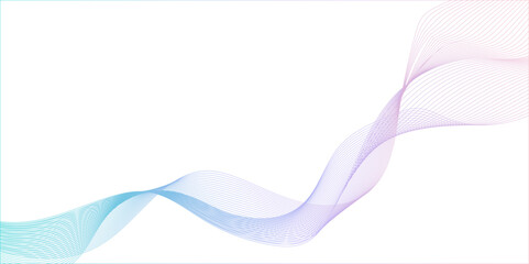 geometric line pattern of wave sound equalizer, modern and Dynamic technology flowing wave lines, twisted and floating wavy geometric curve lines with blend effect.