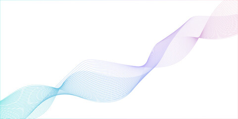 geometric line pattern of wave sound equalizer, modern and Dynamic technology flowing wave lines, twisted and floating wavy geometric curve lines with blend effect.