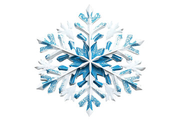 Decorative snowflake design for winter decor