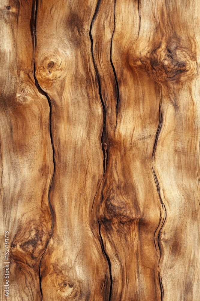 Poster a close-up view of a tree trunk, ideal for use in nature and outdoor-themed projects