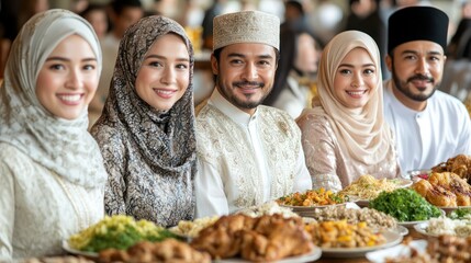 A Muslim Family's Festive Gathering: Eid Celebration