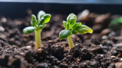 Naklejka premium new life in the garden