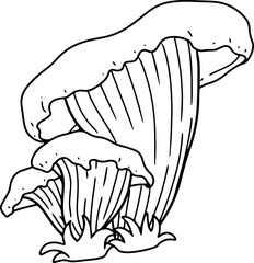 mushroom doodle