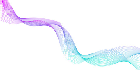 Abstract background with a wave line surface made of various geometric lines, Abstract modern dynamic data flowing and technology concept line background, Geometric technology round shape lines.