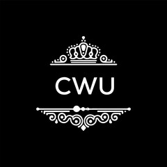 CWU LOGO DESIGN VECTOR TEMPLATE