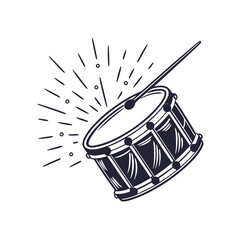 drum isolated on white