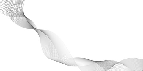 digital and modern seamless abstract curved wave line, Wavy flowing curve pattern of digital modern technology and geometry, modern seamless abstract wave curve lines with flowing particles.