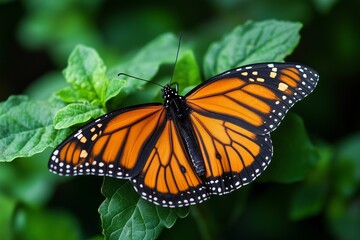 Fototapeta premium monarch butterfly on a flower