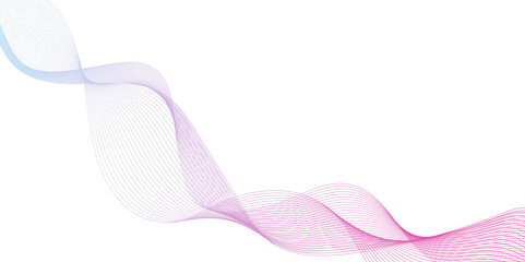 geometric curved abstract wave line, pattern of dynamic curved flowing wave line, smooth and dynamic speed wave patterns technology lines, Wavy flowing curve pattern of digital modern technology.