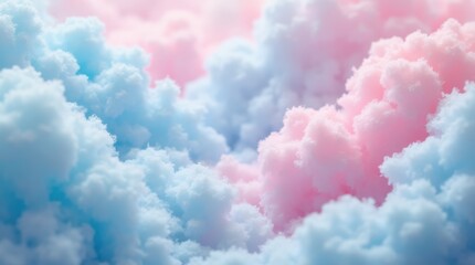 Soft Pastel Clouds Fill the Sky Creating a Dreamy Atmosphere at Sunset