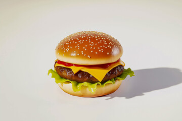 Minimalist hamburger menu with texture focus