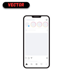 mobile phone isolated on white background